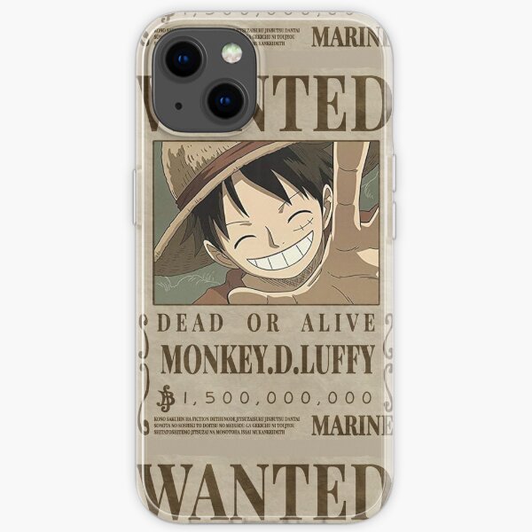 One piece - Luffy Wanted Poster iPhone Soft Case