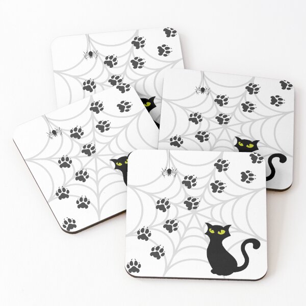 Item preview, Witch Cat Spider Paw Print designed and sold by Pankas.
