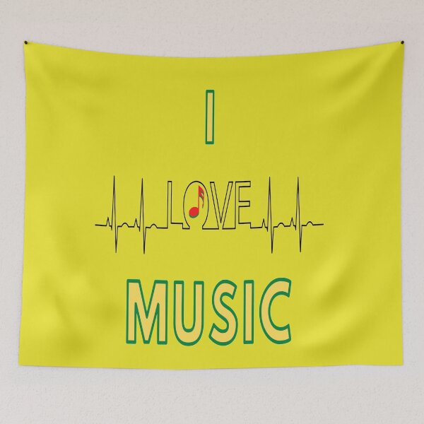 Item preview, I Love Music designed and sold by Danyell369.