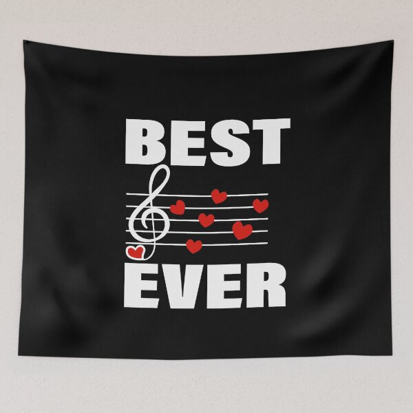 Item preview, \Best dad ever music notes designed and sold by shaakir.