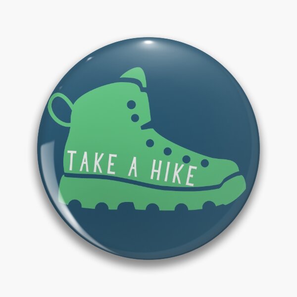 Item preview, take a hike hiking boot designed and sold by TheWaterBirds.