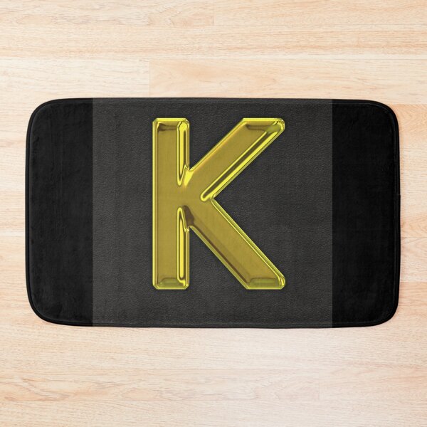Item preview, Uppercase K in gold designed and sold by leobrix.