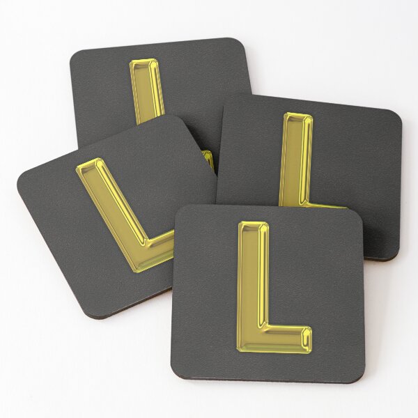 Item preview, Uppercase L in gold designed and sold by leobrix.