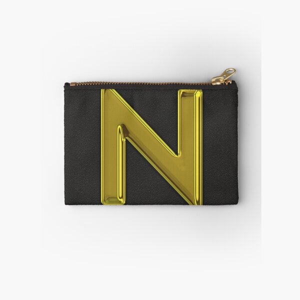 Item preview, Uppercase N in gold designed and sold by leobrix.
