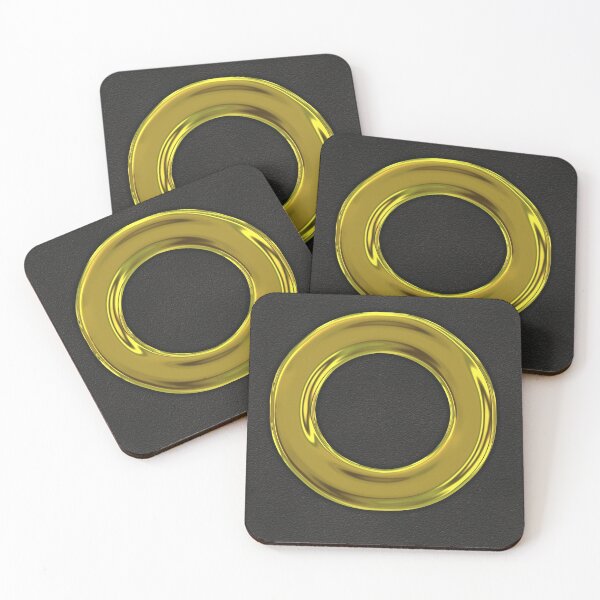 Item preview, Uppercase O in gold designed and sold by leobrix.