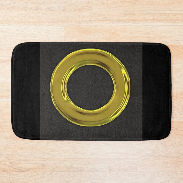 Item preview, Uppercase O in gold designed and sold by leobrix.