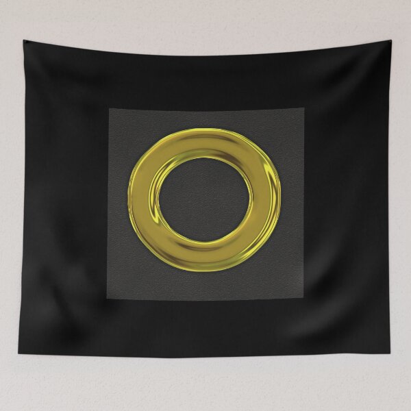 Item preview, Uppercase O in gold designed and sold by leobrix.