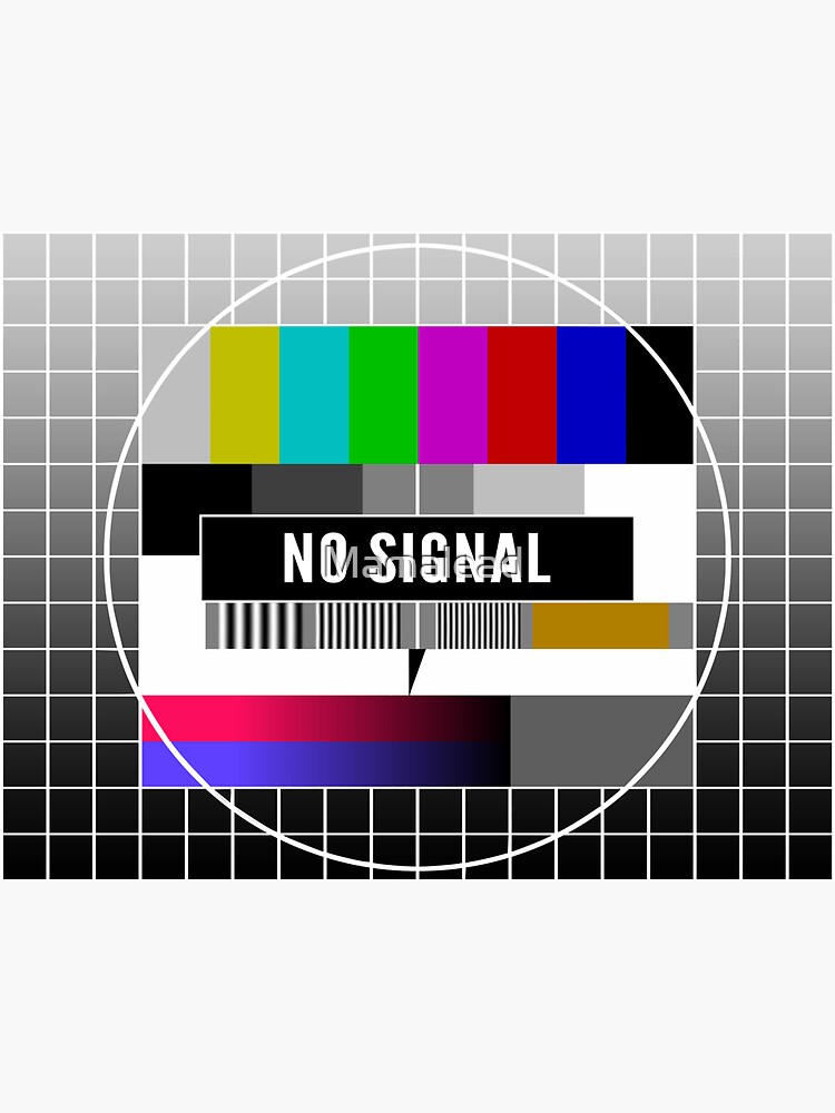 "Kein Signal Testkarte Kein Signal "Testbild"" Sticker von Mamalead