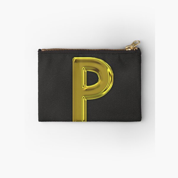 Item preview, Uppercase P in gold designed and sold by leobrix.