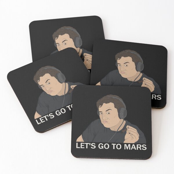 Item preview, Elon Musk Smoking - Let's Go to Mars designed and sold by ValentinaHramov.