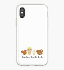 Here for the food. iPhone Case