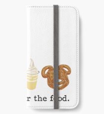 Here for the food. iPhone Wallet/Case/Skin