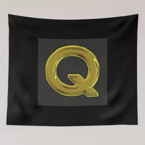 Item preview, Versal Q in gold designed and sold by leobrix.