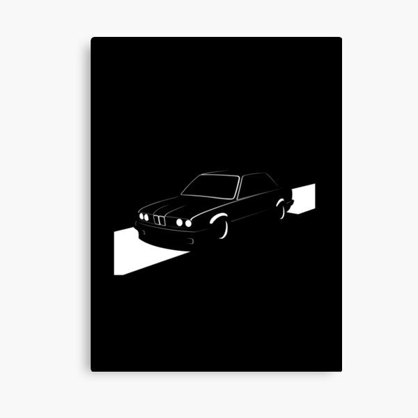 E30 Retro Canvas Print