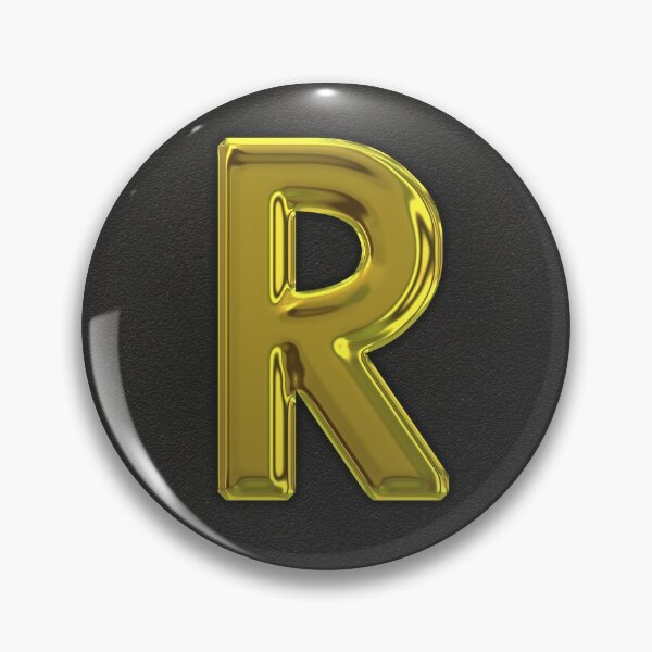 Artikelvorschau, Versal R in gold entworfen und verkauft von leobrix.