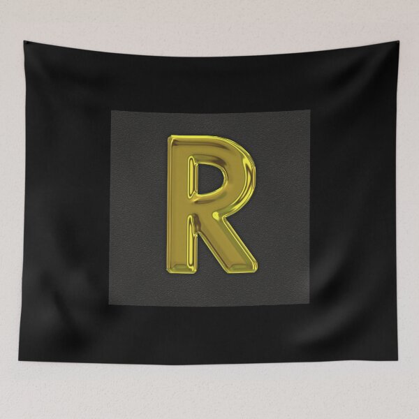 Item preview, Uppercase R in gold designed and sold by leobrix.