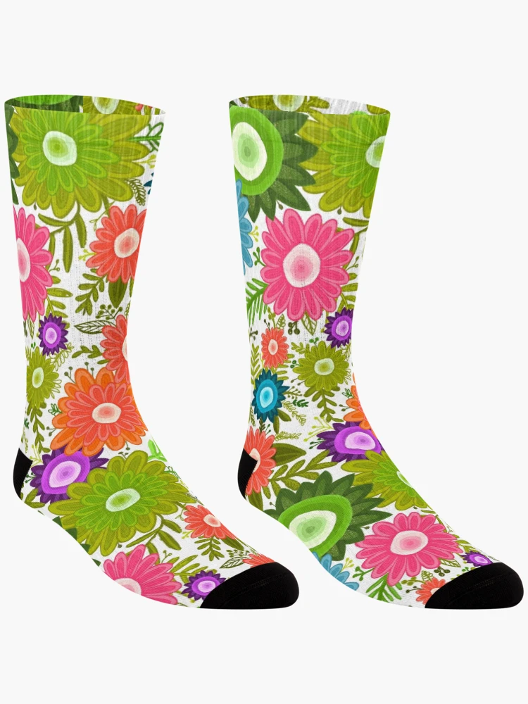 Thumbnail 3 of 5, Socks, Hello Spring designed and sold by Squarebird.