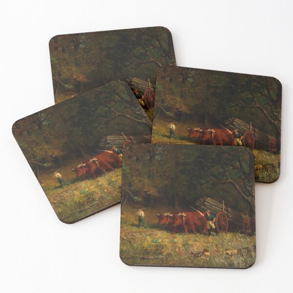 Item preview, Boy and Man With Oxen - Edward Mitchell Bannister - c1891 designed and sold by CrankyOldDude.