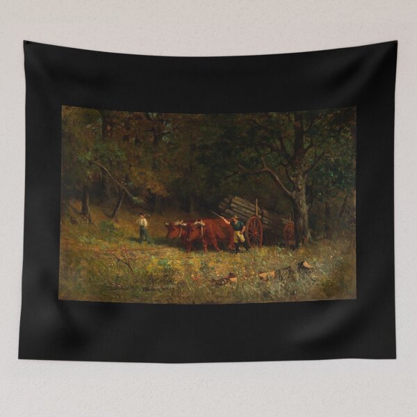 Item preview, Boy and Man With Oxen - Edward Mitchell Bannister - c1891 designed and sold by CrankyOldDude.