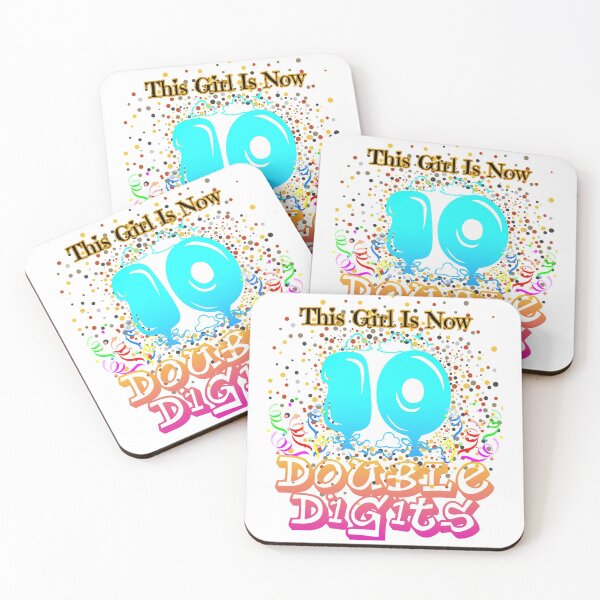 Item preview, This Girl Is Now 10 double digits designed and sold by hanlynstyle.