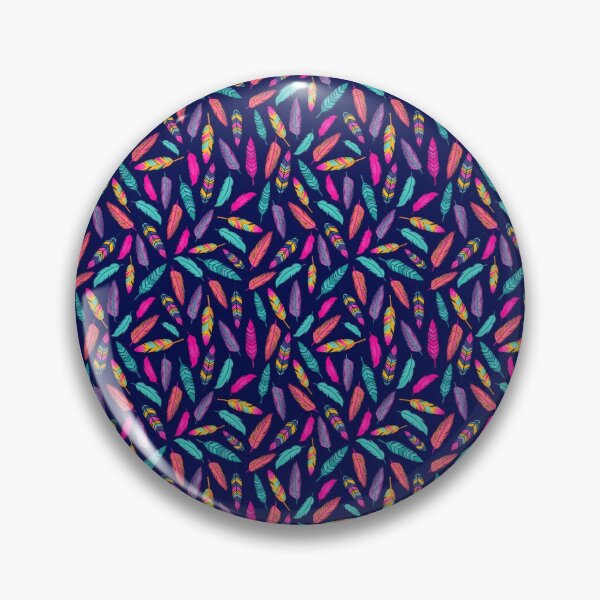 Item preview, Colorful Floating Feathers designed and sold by KrisInStitches.