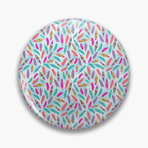 Item preview, Colorful Floating Feathers designed and sold by KrisInStitches.