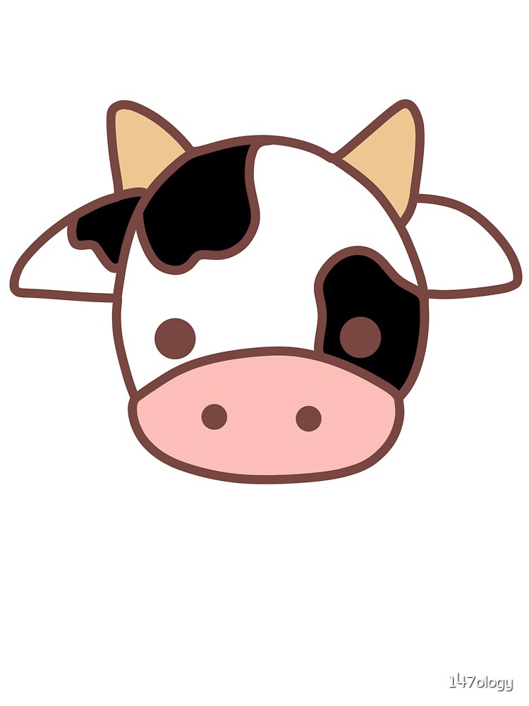 Cow sketch doodle hand drawn Royalty Free Vector Image