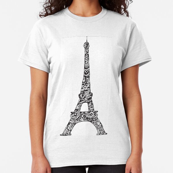 Girls Eiffel Tower T-Shirts | Redbubble