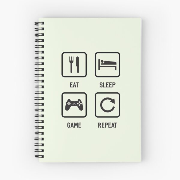 Item preview, Eat, Sleep, Game, Repeat - Frustrated Gamer - Monoline Version designed and sold by Exertion.