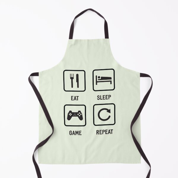 Item preview, Eat, Sleep, Game, Repeat - Frustrated Gamer - Monoline Version designed and sold by Exertion.