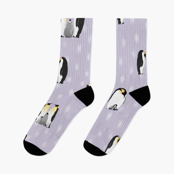 Item preview, Penguin pattern - lilac designed and sold by IvyAmber.