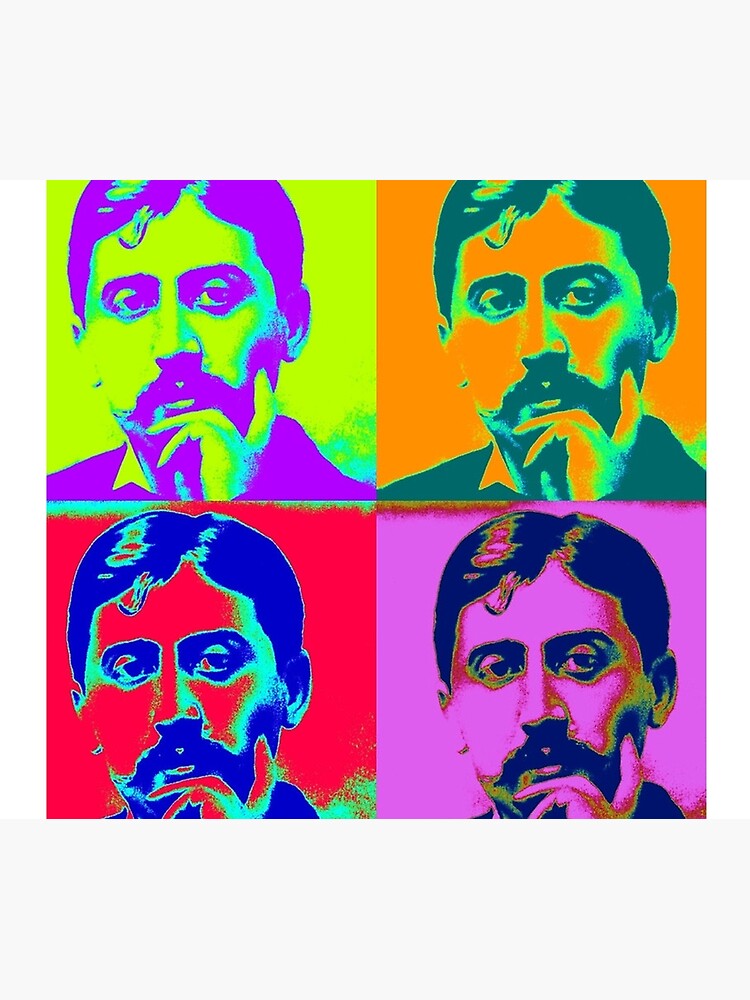 Marcel Proust Pop Art - In Search of Lost Time by teedesiigner