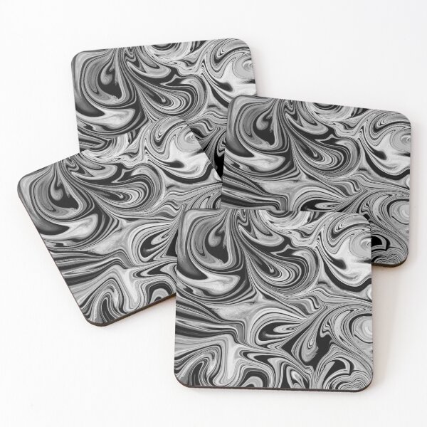 Item preview, Black and Grey abstract work designed and sold by Carbonbubble.