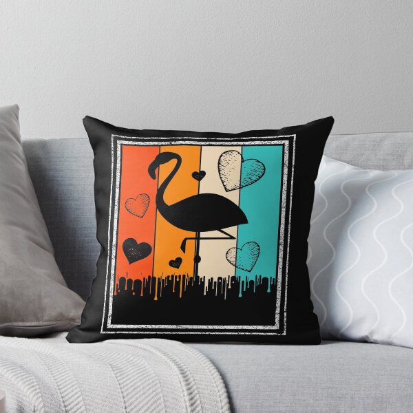 Item preview, Vintage Flamingo Flocks Pink Exotic Wading Bird Flamingo Flocked Native Animal Rights Birds Eat Shrimp Appa designed and sold by shirti.