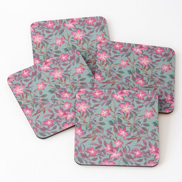 Item preview, Red Leaf  Rose. Flowers pattern designed and sold by fairytaleprints.