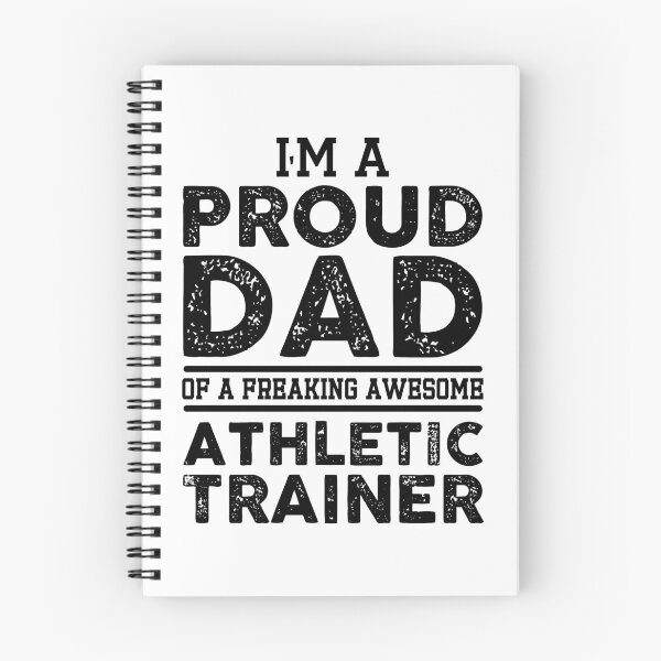 Item preview, I'm a proud dad of a freaking awesome athletic trainer, funny athletic trainer gift designed and sold by Theobsessed01.