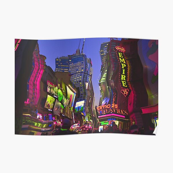 Melting in Times Square Poster