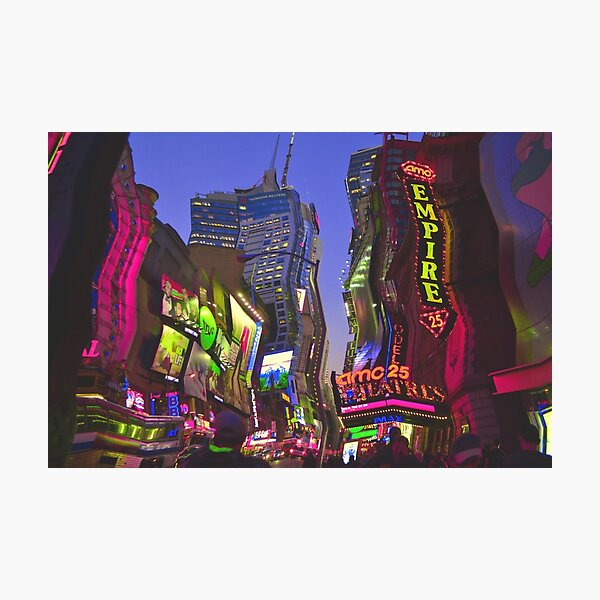 Melting in Times Square Photographic Print