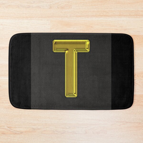 Item preview, Uppercase T in gold designed and sold by leobrix.