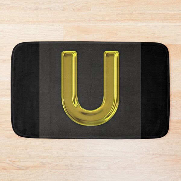 Item preview, Uppercase U in gold designed and sold by leobrix.