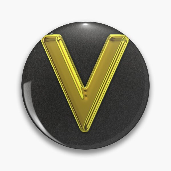Item preview, Uppercase V in gold designed and sold by leobrix.