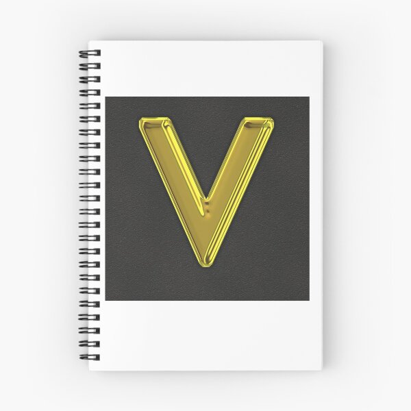 Item preview, Uppercase V in gold designed and sold by leobrix.