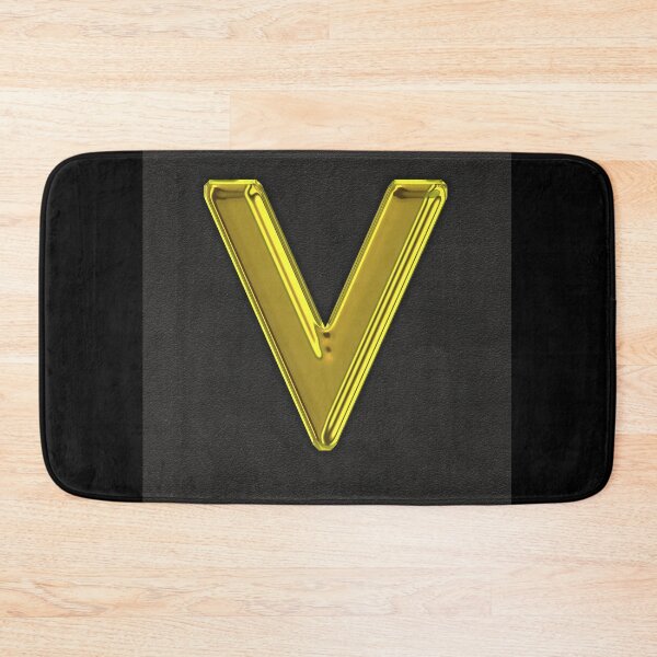 Item preview, Uppercase V in gold designed and sold by leobrix.