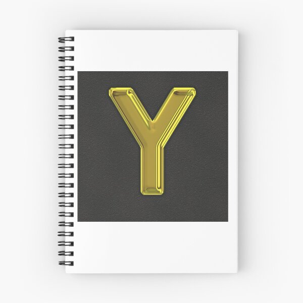 Item preview, Uppercase Y in gold designed and sold by leobrix.
