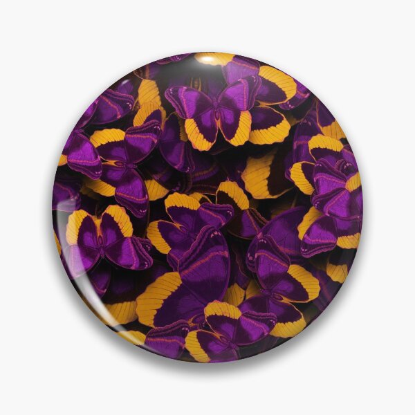 Item preview, Butterflies Allover Print # 5 Purple Yellow designed and sold by Susanne Margarete Lutz.