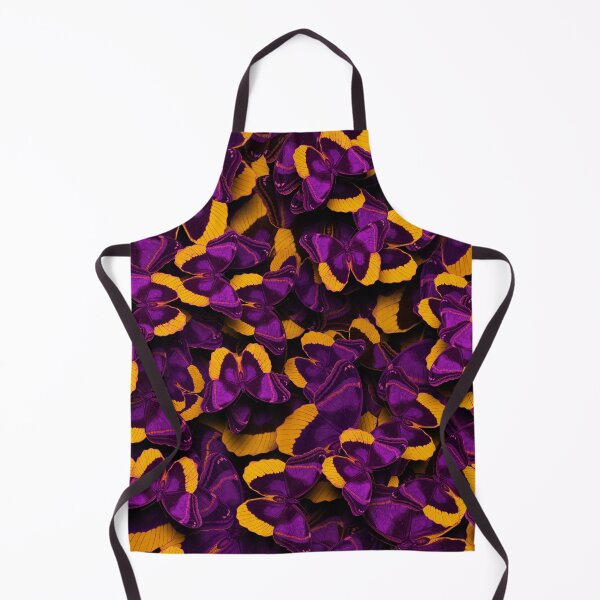 Item preview, Butterflies Allover Print # 5 Purple Yellow designed and sold by Susanne Margarete Lutz.
