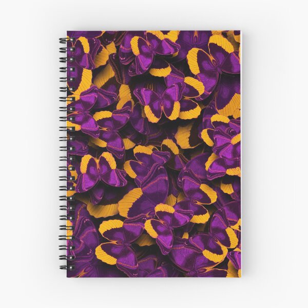 Item preview, Butterflies Allover Print # 5 Purple Yellow designed and sold by Susanne Margarete Lutz.