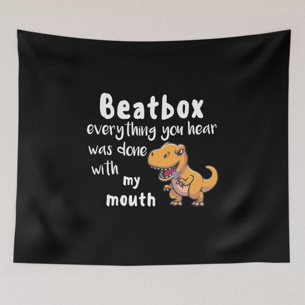 Item preview, Cute Dinosaur Beatboxing designed and sold by Tshirty10.