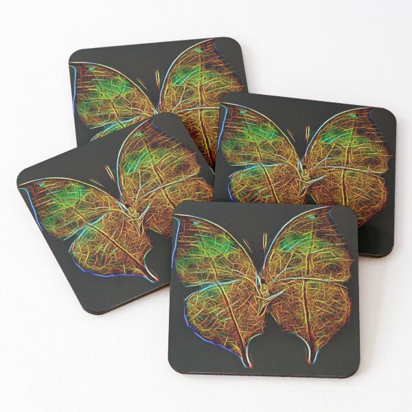 Item preview, indian leaf butterfly - kallima horsfieldii - blue oakleaf ¦ designed and sold by nature. electrified..
