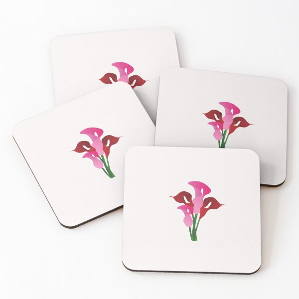 Item preview, pink and red  calla lily designed and sold by Floralsharry.